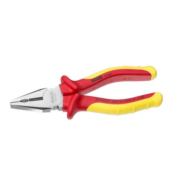 Плоскогубці електрика MaxSteel VDE 1000V комбіновані довжиною 160 мм STANLEY 0-84-000