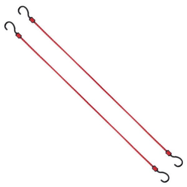 Резинки багажні, прогумовані гаки, 2 шт, 1000 мм INTERTOOL AT-0033