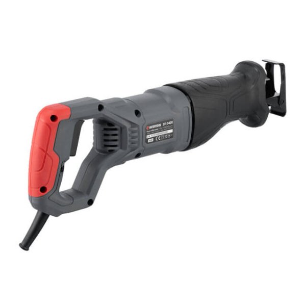 Шабельна пила 710 Вт, 0-2800 об/хв., макс. розріз 115 мм, хід пилки 20 мм INTERTOOL DT-0400