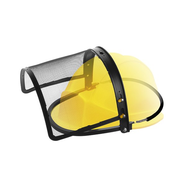 Екран захисний для обличчя, матеріал - сітка, кріплення на каску INTERTOOL SP-0035