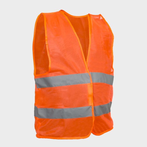 Жилет сигнальний оранжевий XL (60*70 см), 100 гр/м2 INTERTOOL SP-2024