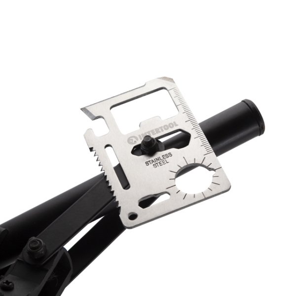 Картка мультитул, 11 в 1 INTERTOOL HT-0589