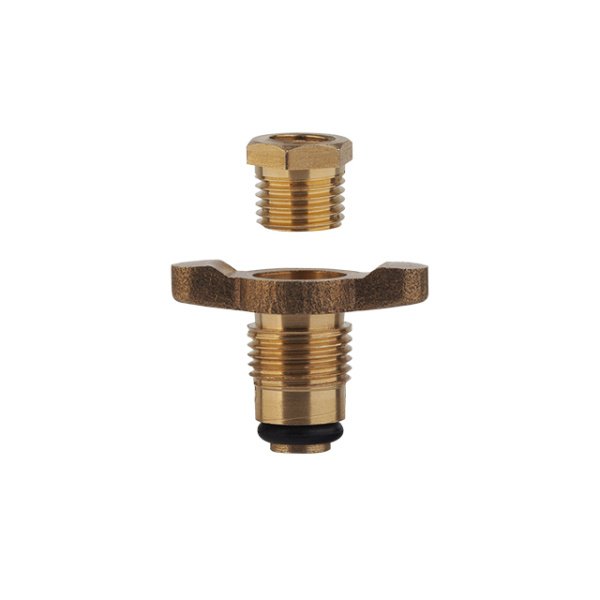 Клапан зливний латунний для компресорів, 1/4", вентиль "баранчик" INTERTOOL PT-5021