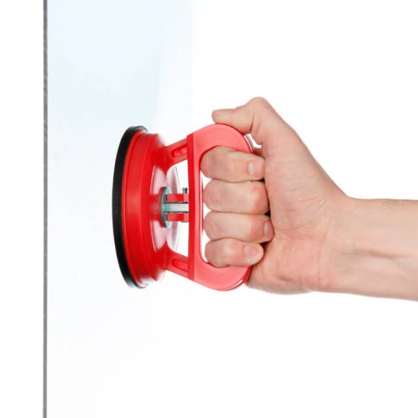 Тримач-присоска для скла, одинарна: 120 мм, максимальне навантаження: 40 кг INTERTOOL HT-7101