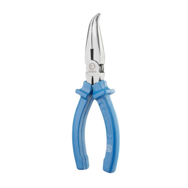 Довгогубці вигнуті, 160 мм INTERTOOL HT-0124
