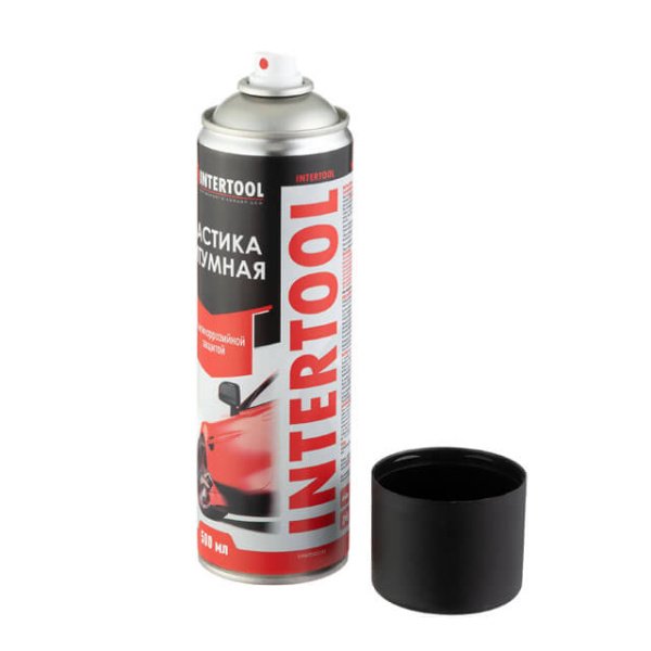 Мастика бітумна, аерозоль, 500 мл INTERTOOL FS-6850