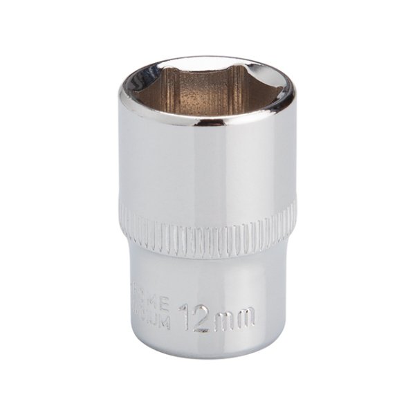 Головка шестигранна 1/4", 12×25 мм, Cr-V, STORM INTERTOOL ET-0442