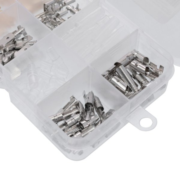 Коннектори обтискні, 150 шт., для автомобільної електропроводки INTERTOOL TC-9005