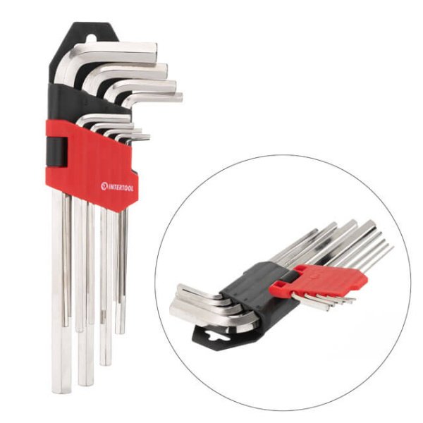 Набір інструментів 1/2" & 3/8" & 1/4", 156 од., Cr-V STORM INTERTOOL ET-8156