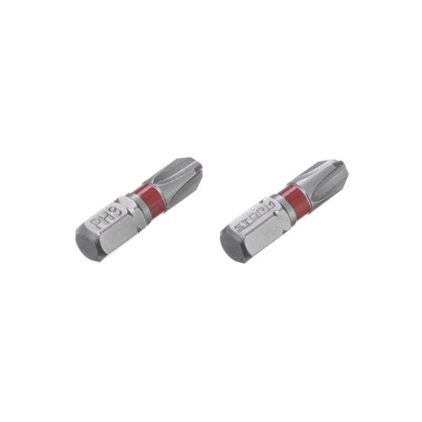 Комплект викруткових насадок, PH3, 1/4"×25 мм, S2, 2 од., STORM INTERTOOL VT-0219