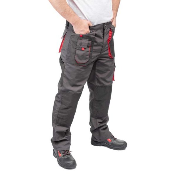 Брюки робочі, 80% поліестер / 20% бавовна, щільність 260 г/м², XXL INTERTOOL SP-3015