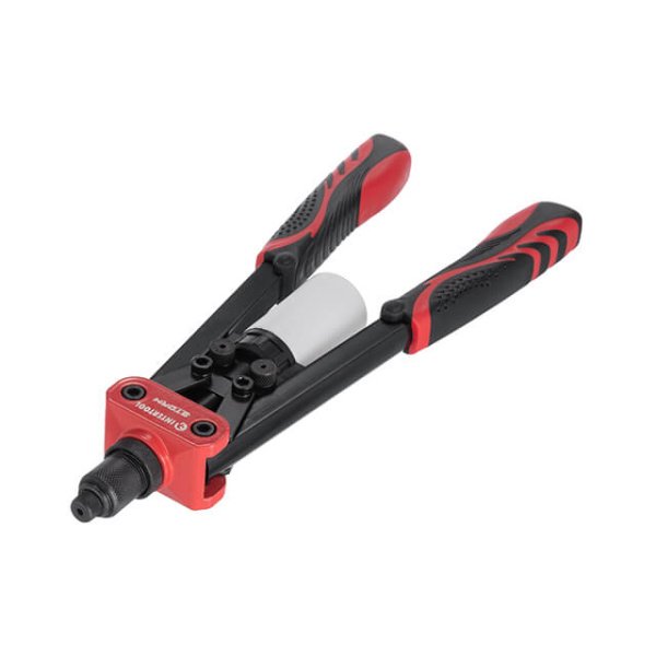 Пістолет заклепувальний дворучний, 330 мм, діаметр застосовуваної заклепки: 2,4, 3,2, 4,0, 4,8 мм, STORM INTERTOOL RT-0017