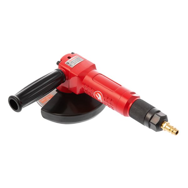 Шліфмашина кутова пневматична, 125 мм, до 6 атм, 11000 об/хв, 140 л/хв INTERTOOL PT-1202