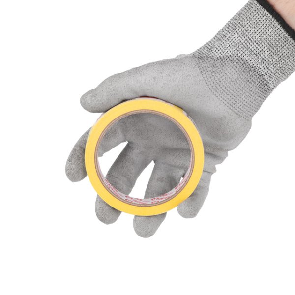 Стрічка малярська 19 мм, 20 м, жовта INTERTOOL DM-1920