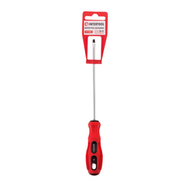Викрутка шлицева SL3 * 125 мм INTERTOOL VT-3103