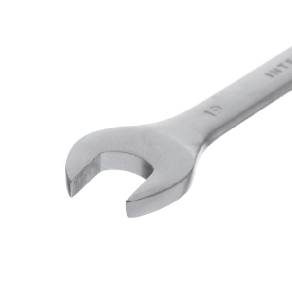 Ключ рожково-накидний, шарнірний, 19 мм,, Cr-V, покриття: сатин-хром INTERTOOL XT-1419