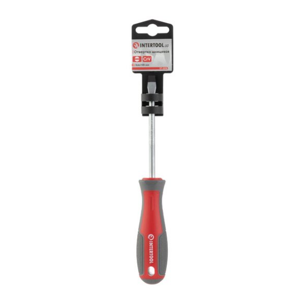 Викрутка SL6.0 * 100 мм, CR-V INTERTOOL VT-3310