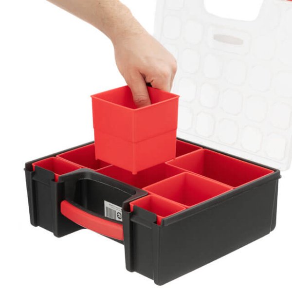 Органайзер 12", 7 лотків, 31.5х27х11 см INTERTOOL BX-4032