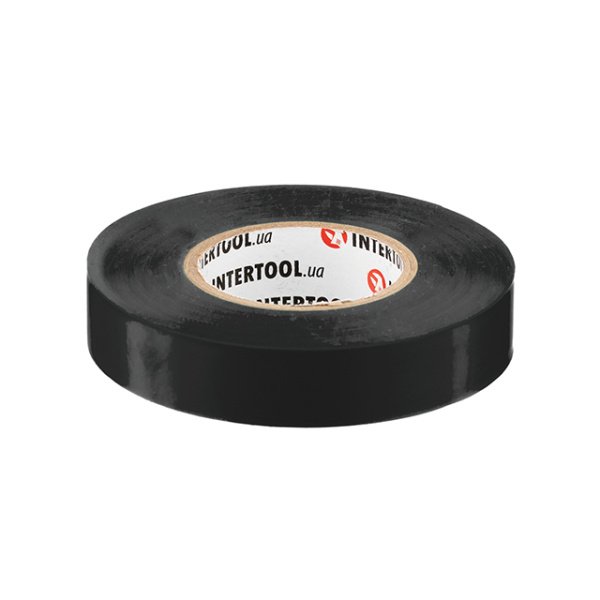 Стрічка ізоляційна 0.15мм*17мм*25м чорна INTERTOOL IT-0026