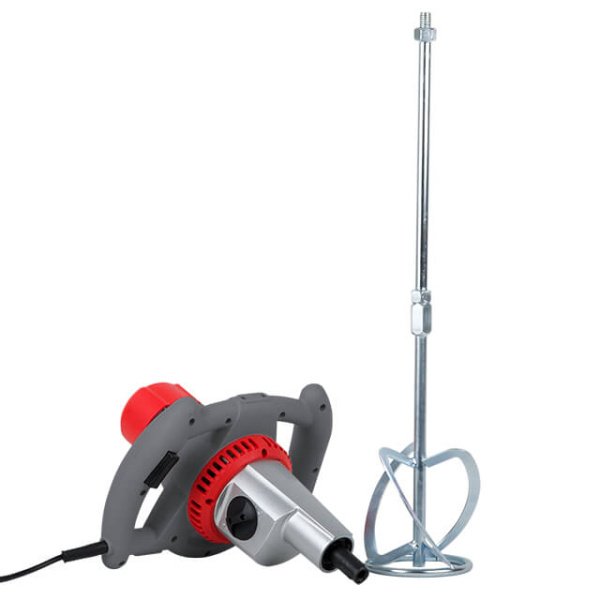 Міксер ручний електричний, 1,2 кВт, 100-400/150-700 об/хв, 40 Нм, насадка 120 мм INTERTOOL DT-0130