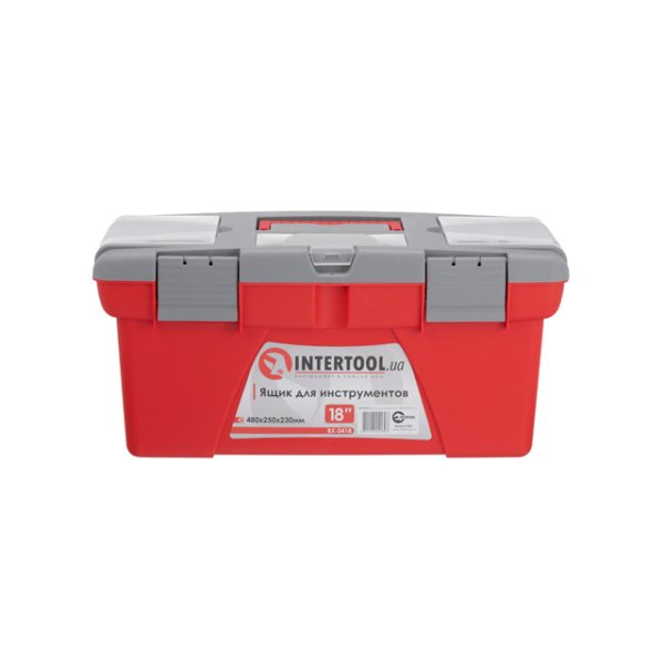 Ящик для інструментів 18" 480*250*230 мм INTERTOOL BX-0418