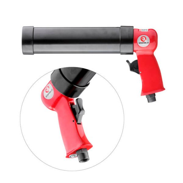 Пістолет для видавлювання силікону пневматичний INTERTOOL PT-0601