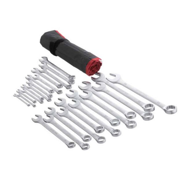 Набір ключів комбінованих, 25 шт., 6-32 мм, Cr-V, чохол INTERTOOL HT-1200