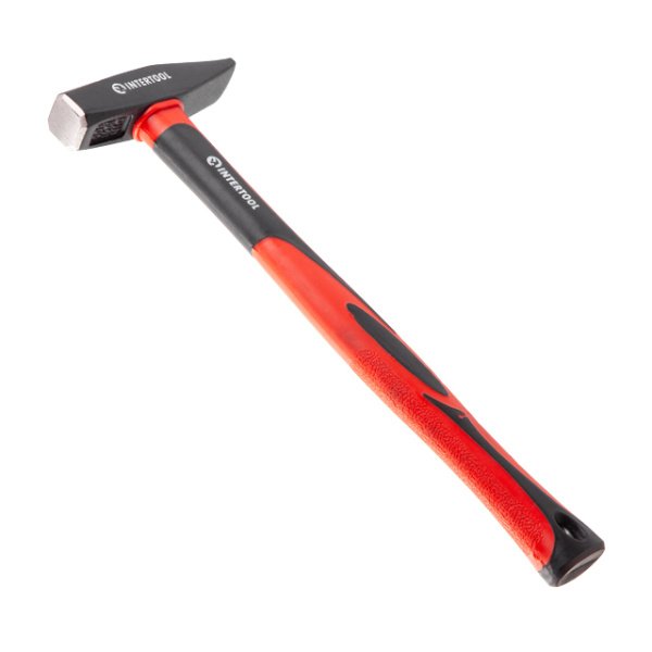 Молоток 300 г.ручка з фібергласу INTERTOOL HT-0203