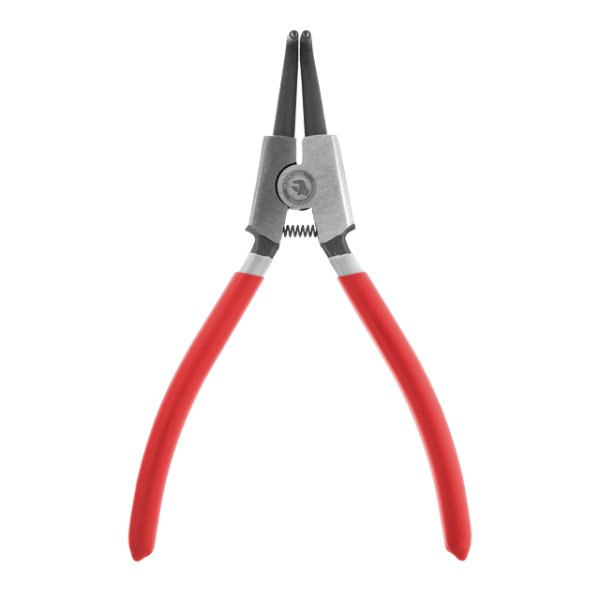 Щипці для зняття стопорных кілець вигнуті на розтиск 180мм INTERTOOL HT-7014