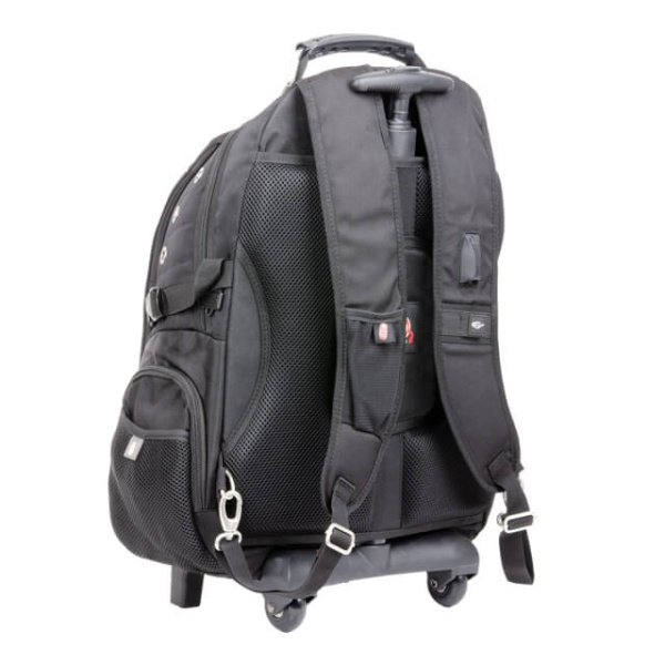 Рюкзак дорожній Intertool 3 відділення, 30 л. на колесах з телескопічною ручкою INTERTOOL BX-9024