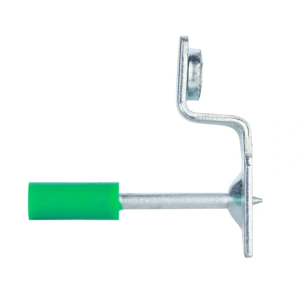 Дюбель-цвях КАЛІБР 8,5ММ для бетону та стали забивною забивною, з кронштейном із різбою М8, червоний