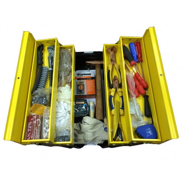 Ящик EXPERT CANTILEVER, 450 х 208 х 208 мм, з п’ятьма розкладними секціями, металевий, STANLEY. STANLEY 1-94-738