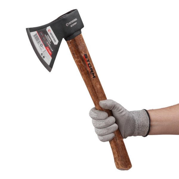Сокира 1000 г, карбонізована ручка, 48-57 HRC STORM INTERTOOL HT-0269