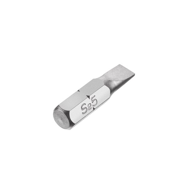 Комплект насадок до викруток SL5, 1/4", 25 мм, уп. 25 шт. INTERTOOL VT-0033