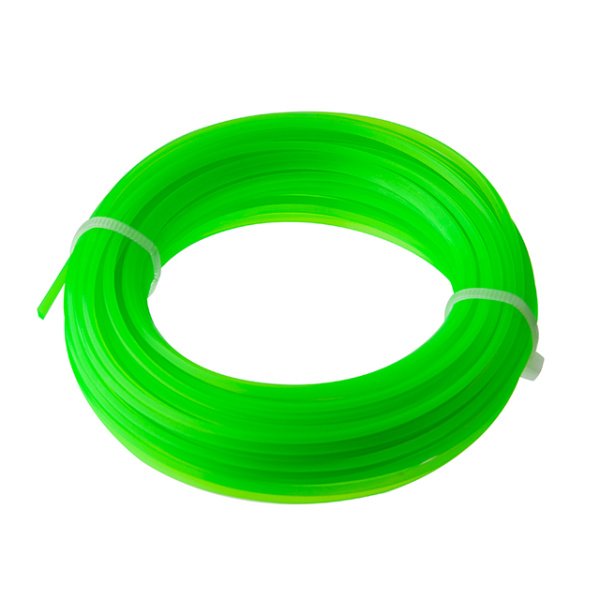 Лiска для тримера "квадрат", 2.0 мм x 15 м INTERTOOL DT-2312