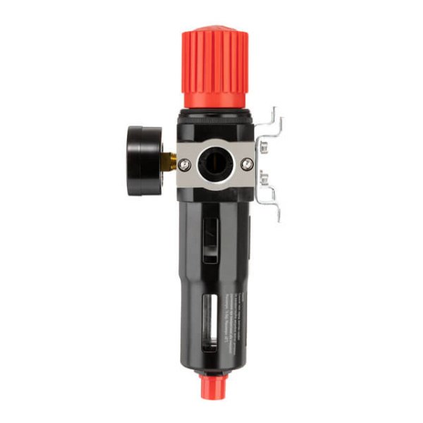 Фільтр для очищення повітря з редуктором 3/4", 5 мкм, 2600 л/хв., метал, професійний INTERTOOL PT-1417