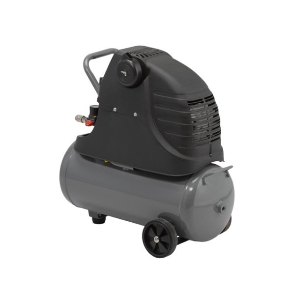 Компресор 24 л, 1.5 кВт, 220 В, 8 aтм, 206 л/хв. INTERTOOL PT-0009