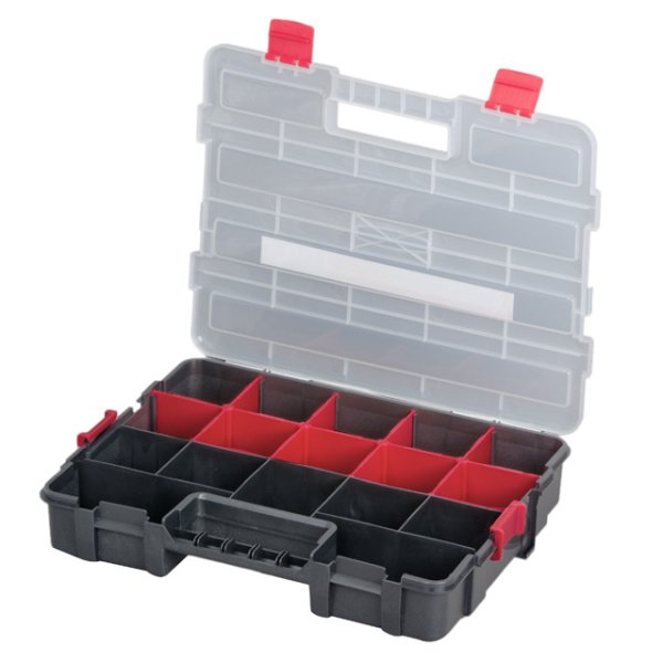 Пластиковий органайзер для інструментів 14.5" 375*290*67 мм INTERTOOL BX-4021