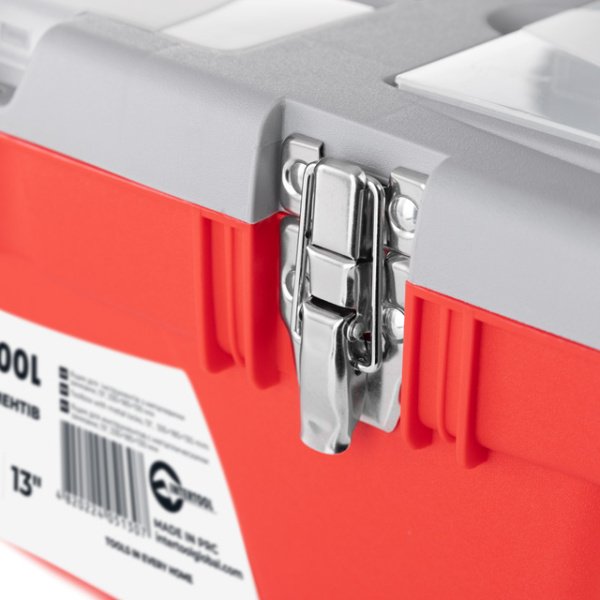 Ящик для інструменту з металевими замками 13" 335*185*130 мм INTERTOOL BX-0513