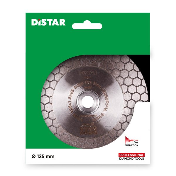 Круг алмазний вiдрiзний Distar 1A1R 125x1,6/1,2x25x22,23/M14F Edge Dry