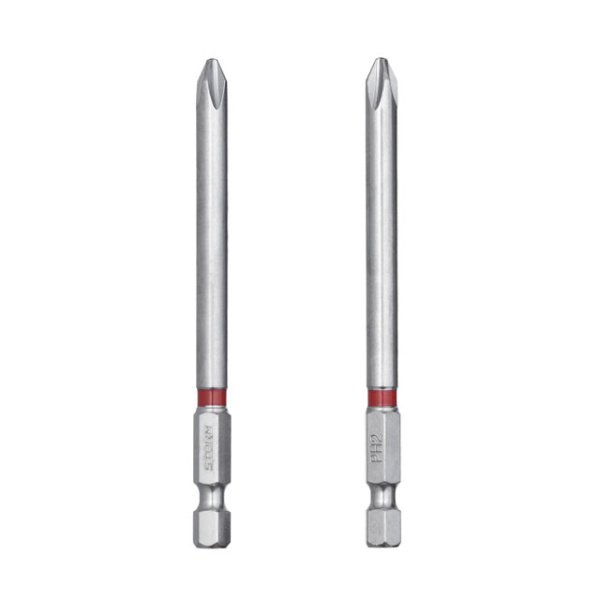 Комплект викруткових насадок, PH2, 1/4"×90 мм, S2, 2 од., STORM INTERTOOL VT-0224