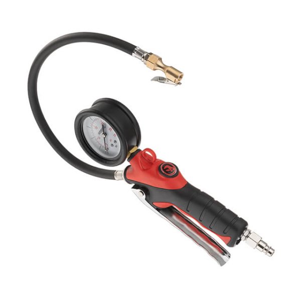 Пістолет для підкачки шин з манометром професійний INTERTOOL PT-0520