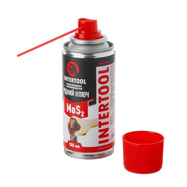 Мастило проникаюче "Рідкий Ключ", аерозоль, 100 мл INTERTOOL FS-4110