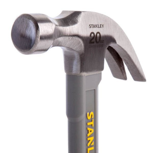 Молоток Fiberglass з вагою головки 570 г, з загнутим цвяходером STANLEY STHT0-51310