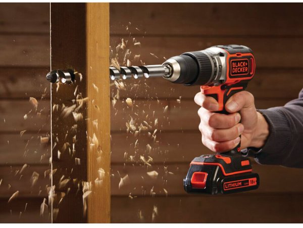 Дриль-шурупокрут ударний безщітковий акумуляторний BLACK+DECKER BL188N