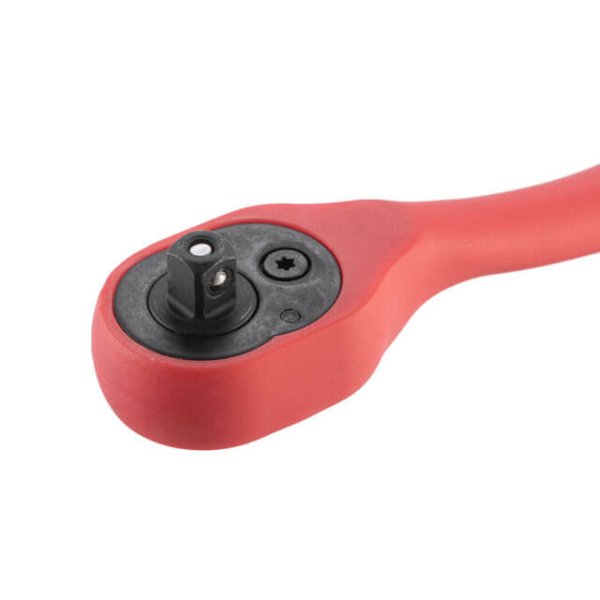 Рукоятка із храповим механізмом на 72 зуба 1/4" вигнута Cr-v(Professional) INTERTOOL HT-2107