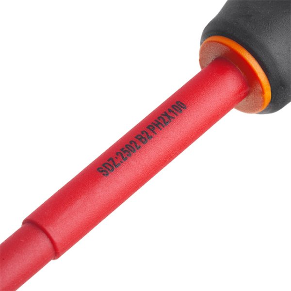 Викрутка хрестова ізольована PH2 * 100 мм, 1000 В INTERTOOL VT-3212