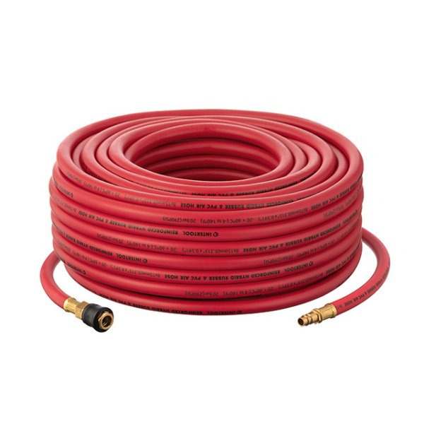 Шланг гібридний, професійний, 20 атм, 8*15мм, 30м з латунними швидкороз'ємними з'єднаннями, STORM INTERTOOL PT-1773