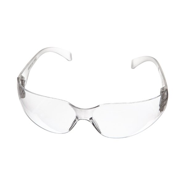 Окуляри захисні, прозорі, лінзи полікарбонат, заушники полікарбонат, захист від удару INTERTOOL SP-0083