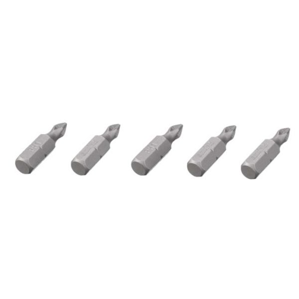 Комплект викруткових насадок, PH1, 1/4"×25 мм, ACR, S2, 5 од., STORM INTERTOOL VT-0206